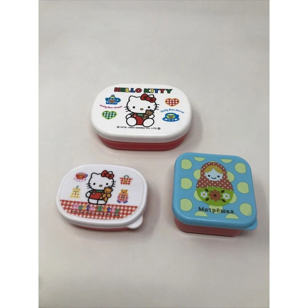 Vintage 1994 Sanrio Hello Kitty Marpewka Food Storage Container Tupperware